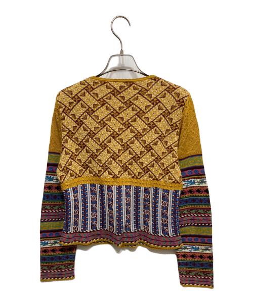 KENZO（ケンゾー）KENZO (ケンゾー) オールドカーディガン イエロー サイズ:Mの古着・服飾アイテム