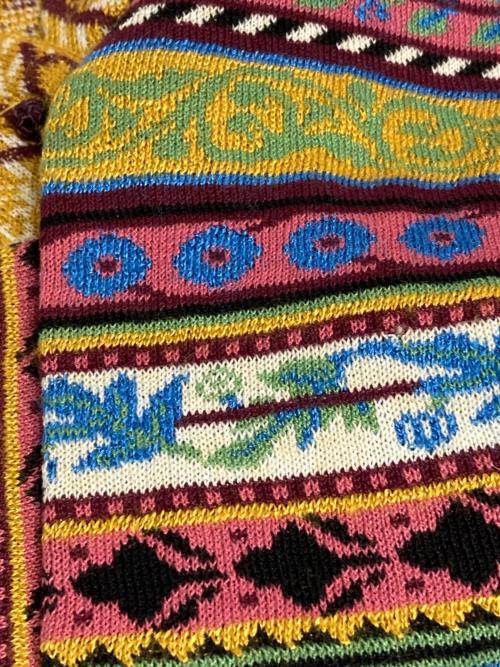 KENZO（ケンゾー）KENZO (ケンゾー) オールドカーディガン イエロー サイズ:Mの古着・服飾アイテム