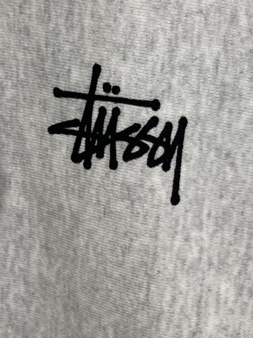 stussy（ステューシー）stussy (ステューシー) BASIC STUSSY HOOD グレー サイズ:Lの古着・服飾アイテム