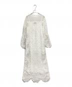 Ameriアメリ）の古着「MEDI INDIAN BIG LACE DRESS」｜ホワイト