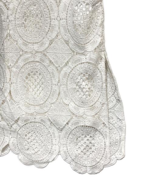 Ameri（アメリ）Ameri (アメリ) MEDI INDIAN BIG LACE DRESS ホワイト サイズ:Mの古着・服飾アイテム