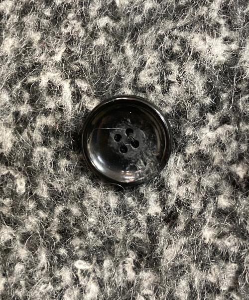 STUNNING LURE（スタニングルアー）STUNNING LURE (スタニングルアー) モヘアブレンドウールPコート ブラック×グレー サイズ:1の古着・服飾アイテム