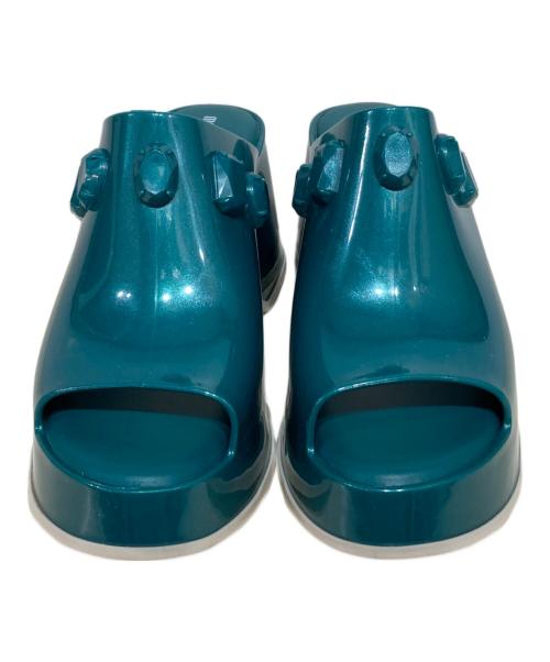 melissa（メリッサ）melissa (メリッサ) UNDERCOVER (アンダーカバー) PVCロイヤルハイ グリーン サイズ:24の古着・服飾アイテム