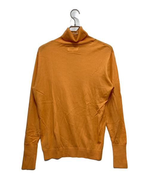 UNFOLLOW（アンフォロー）UNFOLLOW (アンフォロー) 【FOLL / フォル】washable wool turtleneck sweater オレンジ サイズ:2の古着・服飾アイテム