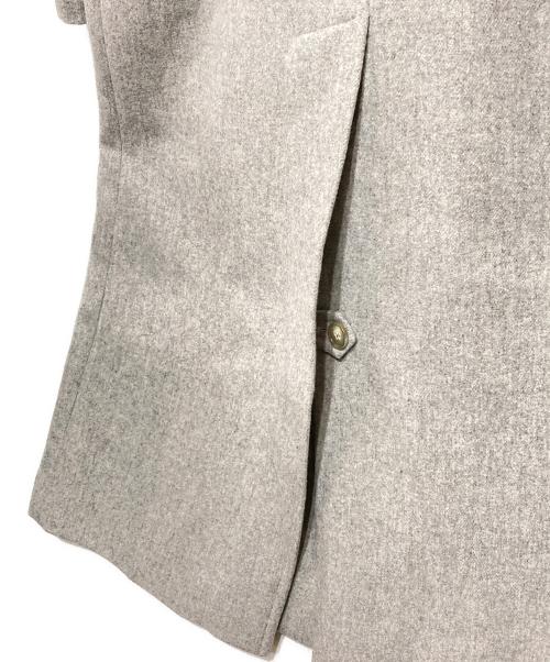 RALPH LAUREN Purple Label（ラルフ ローレン パープル レーベル）RALPH LAUREN Purple Label (ラルフ ローレン パープル レーベル) カシミヤブレンドロングコート ライトグレー サイズ:6の古着・服飾アイテム