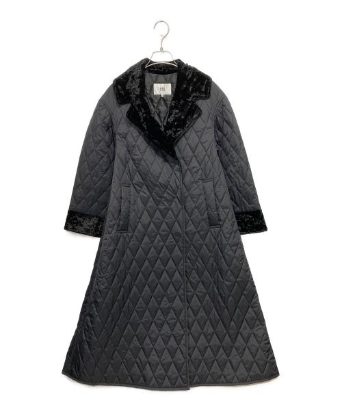 RAY BEAMS（レイ ビームス）RAY BEAMS (レイ ビームス) キルティング Aライン コート ブラックの古着・服飾アイテム