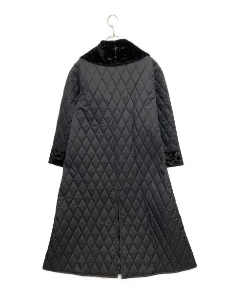 RAY BEAMS（レイ ビームス）RAY BEAMS (レイ ビームス) キルティング Aライン コート ブラックの古着・服飾アイテム