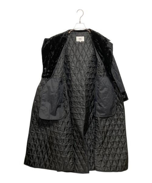 RAY BEAMS（レイ ビームス）RAY BEAMS (レイ ビームス) キルティング Aライン コート ブラックの古着・服飾アイテム