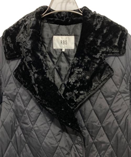 RAY BEAMS（レイ ビームス）RAY BEAMS (レイ ビームス) キルティング Aライン コート ブラックの古着・服飾アイテム