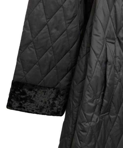 RAY BEAMS（レイ ビームス）RAY BEAMS (レイ ビームス) キルティング Aライン コート ブラックの古着・服飾アイテム