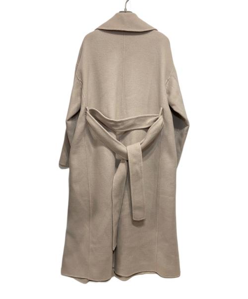 N.O.R.C（ノーク）N.O.R.C (ノーク) ウールメルトンロングリバーコート グレージュ サイズ:1の古着・服飾アイテム