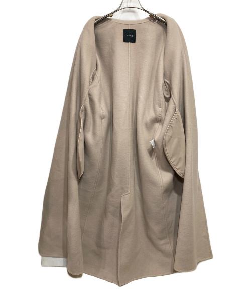 N.O.R.C（ノーク）N.O.R.C (ノーク) ウールメルトンロングリバーコート グレージュ サイズ:1の古着・服飾アイテム