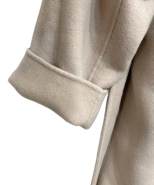 N.O.R.C（ノーク）N.O.R.C (ノーク) ウールメルトンロングリバーコート グレージュ サイズ:1の古着・服飾アイテム