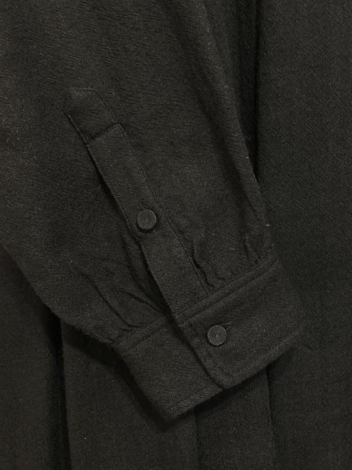 maison de soil（メゾンドソイル）maison de soil (メゾンドソイル) タックウールワンピース ブラック サイズ:1の古着・服飾アイテム