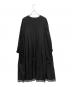 maison de soil (メゾンドソイル) タックウールワンピース ブラック サイズ:1：9000円