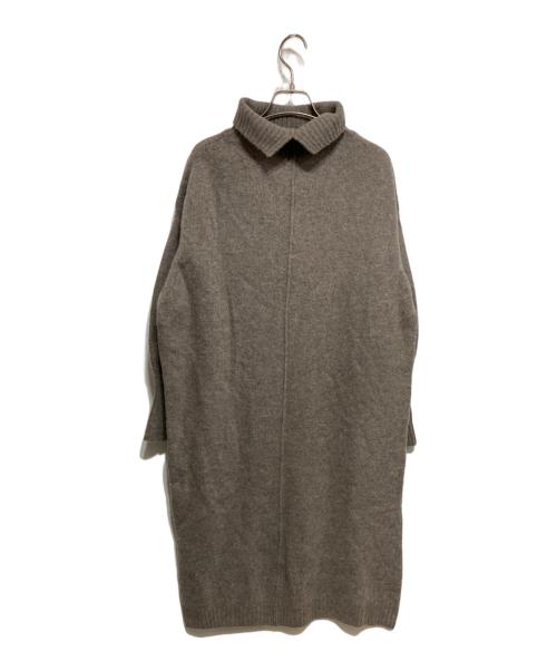 Plage（プラージュ）Plage (プラージュ) カシミヤコンハイネックワンピース ブラウン サイズ:記載なしの古着・服飾アイテム