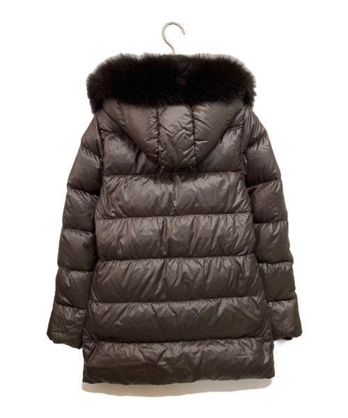 DUVETICA（デュベティカ）DUVETICA (デュベティカ) ォックスファーナイロンダウンジャケット ブラウン サイズ:40の古着・服飾アイテム