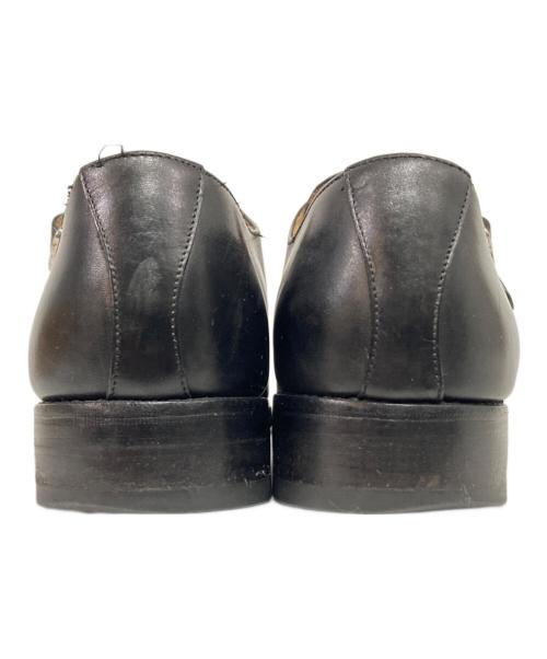 MEERMIN（メルミン）MEERMIN (メルミン) ダブルモンクストラップレザーシューズ ブラック サイズ:6 1/2の古着・服飾アイテム