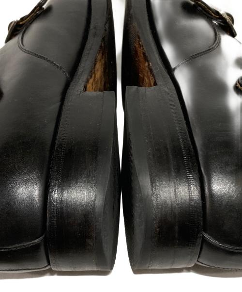 MEERMIN（メルミン）MEERMIN (メルミン) ダブルモンクストラップレザーシューズ ブラック サイズ:6 1/2の古着・服飾アイテム