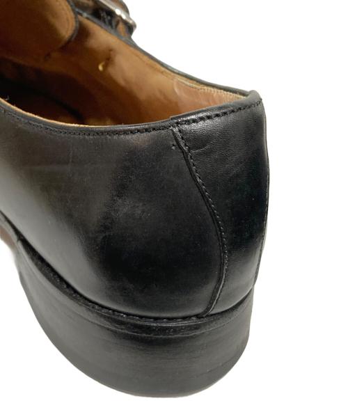 MEERMIN（メルミン）MEERMIN (メルミン) ダブルモンクストラップレザーシューズ ブラック サイズ:6 1/2の古着・服飾アイテム