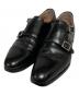 MEERMIN（メルミン）の古着「ダブルモンクストラップレザーシューズ」｜ブラック