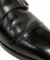 中古・古着 MEERMIN (メルミン) ダブルモンクストラップレザーシューズ ブラック サイズ:6 1/2：6000円