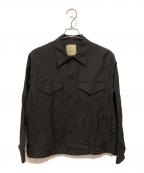 UNITED TOKYOユナイテッドトーキョー）の古着「WOOL LINEN CPOブルゾン」｜ブラック