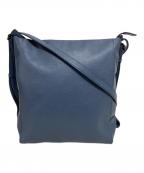 MOTHERHOUSEマザーハウス）の古着「レザーショルダーバッグ」｜ブルー