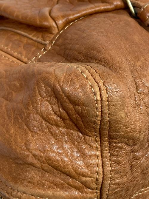 jerome dreyfuss（ジェロームドレイフェス）jerome dreyfuss (ジェロームドレイフェス) レザーショルダーバッグ ブラウンの古着・服飾アイテム