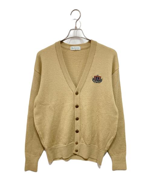 Burberry's（バーバリーズ）Burberry's (バーバリーズ) ニットカーディガン ベージュ サイズ:Lの古着・服飾アイテム