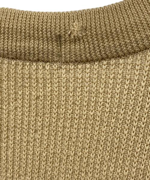 Burberry's（バーバリーズ）Burberry's (バーバリーズ) ニットカーディガン ベージュ サイズ:Lの古着・服飾アイテム