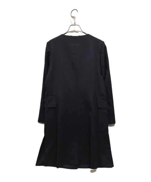 ADORE（アドーア）ADORE (アドーア) ノーカラーコート ネイビー サイズ:38の古着・服飾アイテム