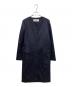 ADORE（アドーア）の古着「ノーカラーコート」｜ネイビー