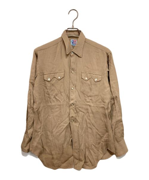 LEVI'S（リーバイス）LEVI'S (リーバイス) サドルマン-オーセンティックウエスタンシャツ ブラウン サイズ:-の古着・服飾アイテム
