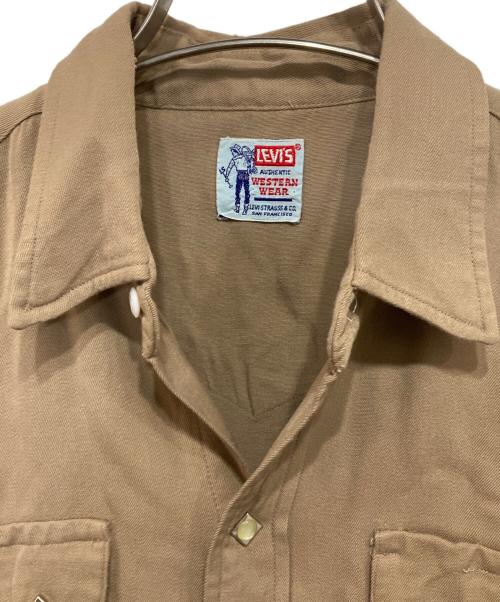 LEVI'S（リーバイス）LEVI'S (リーバイス) サドルマン-オーセンティックウエスタンシャツ ブラウン サイズ:-の古着・服飾アイテム