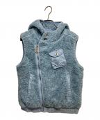 DIESELディーゼル）の古着「ボアベスト」｜スカイブルー