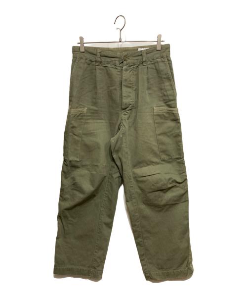 DAN（ダン）DAN (ダン) サイドラインカーゴパンツ グリーン サイズ:Mediumの古着・服飾アイテム