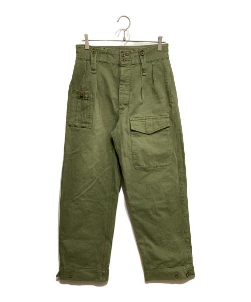 NIGEL CABOURN（ナイジェルケーボン）NIGEL CABOURN (ナイジェルケーボン) ブリティッシュアーミーパンツ グリーン サイズ:32の古着・服飾アイテム