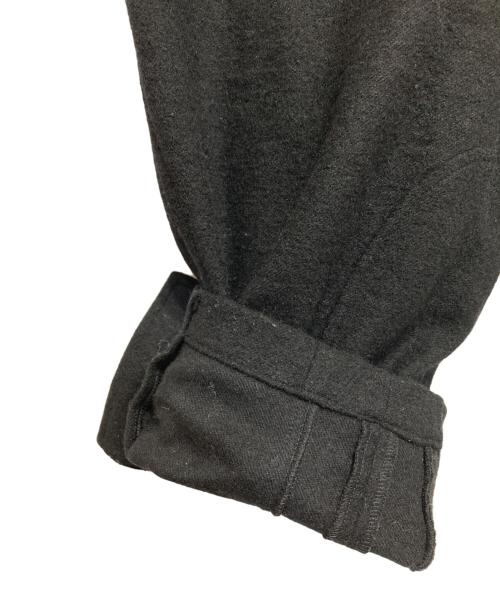 Y's（ワイズ）Y's (ワイズ) ウールクロップドパンツ ブラック サイズ:1の古着・服飾アイテム