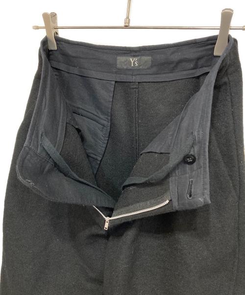 Y's（ワイズ）Y's (ワイズ) ウールクロップドパンツ ブラック サイズ:1の古着・服飾アイテム