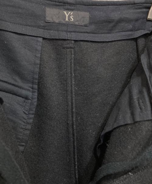 Y's（ワイズ）Y's (ワイズ) ウールクロップドパンツ ブラック サイズ:1の古着・服飾アイテム
