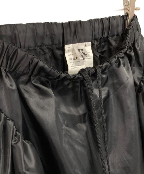 noir kei ninomiya（ノワール ケイ ニノミヤ）noir kei ninomiya (ノワール ケイ ニノミヤ) バルーンフリルスカート ブラック サイズ:Sの古着・服飾アイテム