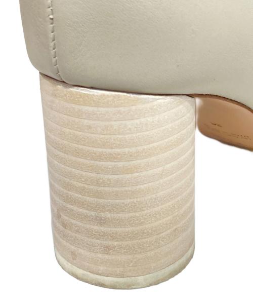 INSCRIRE（アンスクリア）INSCRIRE (アンスクリア) サイドジップブーツ アイボリー サイズ:36の古着・服飾アイテム