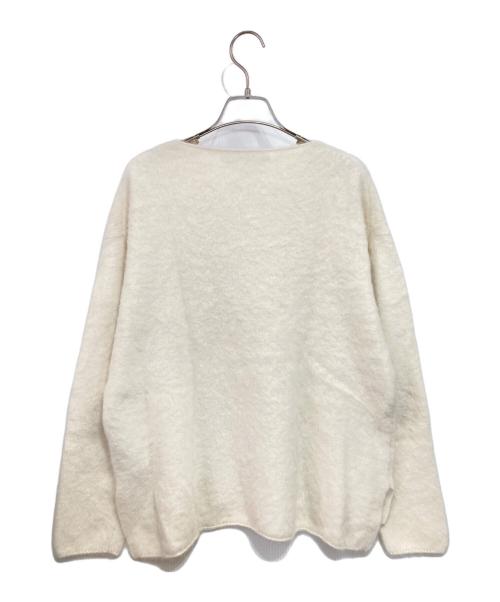 FRAMeWORK（フレームワーク）FRAMeWORK (フレームワーク) FOX/CASHMERE ボートネック プルオーバー ホワイト サイズ:FREEの古着・服飾アイテム