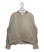 Spick and Spanスピックアンドスパン）の古着「ウォッシャブルPEバルキーヤーンルーズニット」｜ベージュ