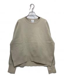 Spick and Span（スピック＆スパン）の古着「ウォッシャブルPEバルキーヤーンルーズニット」｜ベージュ