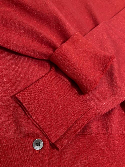 IENA（イエナ）IENA (イエナ) LEVITA ロングスリーブクルーカーディガン オレンジ サイズ:-の古着・服飾アイテム