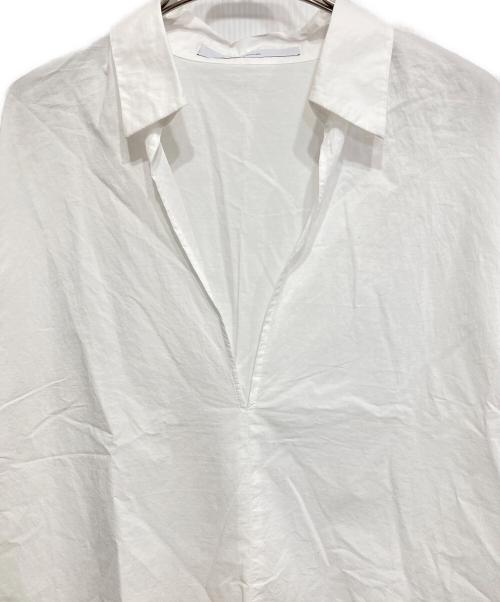 FRAMeWORK（フレームワーク）FRAMeWORK (フレームワーク) カットワークスキッパーブラウス ホワイト サイズ:記載無しの古着・服飾アイテム