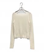 Plageプラージュ）の古着「super100s Jersey boat/N プルオーバー」｜ベージュ