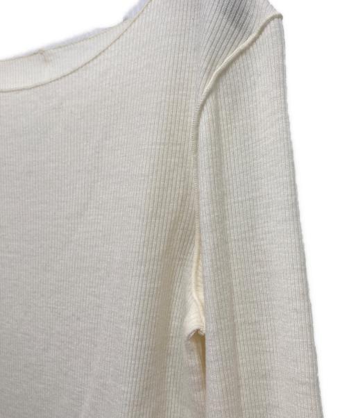 Plage（プラージュ）Plage (プラージュ) super100s Jersey boat/N プルオーバー ベージュ サイズ:-の古着・服飾アイテム